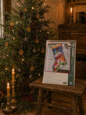 Dimensions Freezin’ Season Snowman Needlepoint 2007 Stocking Kit 72-109139